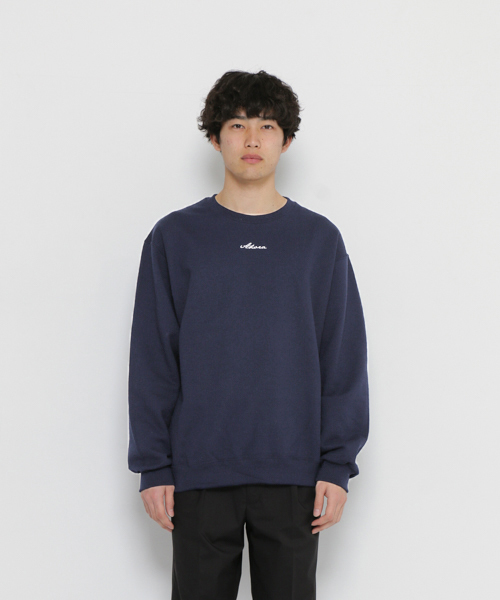 SENSE OF PLACE by URBAN RESEARCH(センスオブプレイスバイアーバンリサーチ)の「ロゴビッグスウェットシャツ(スウェット・メンズ・ホワイト/ブラック/ネイビー/グレー・FREE)」の4枚目の写真