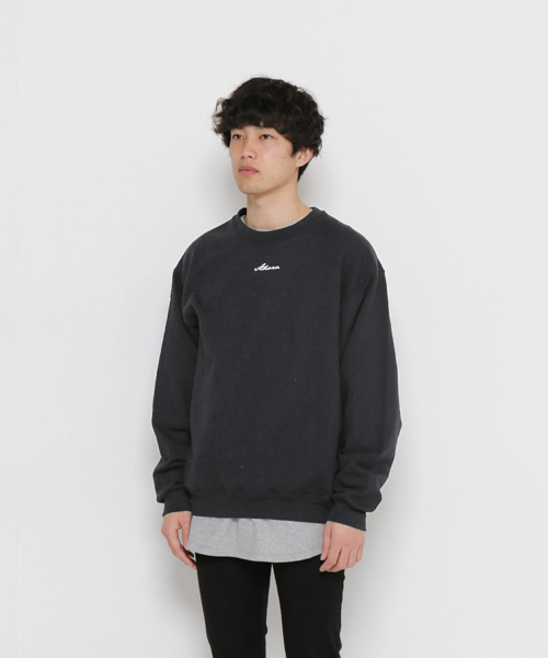 SENSE OF PLACE by URBAN RESEARCH(センスオブプレイスバイアーバンリサーチ)の「ロゴビッグスウェットシャツ(スウェット・メンズ・ホワイト/ブラック/ネイビー/グレー・FREE)」の6枚目の写真