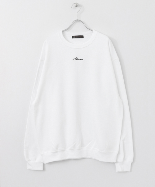 SENSE OF PLACE by URBAN RESEARCH(センスオブプレイスバイアーバンリサーチ)の「ロゴビッグスウェットシャツ(スウェット・メンズ・ホワイト/ブラック/ネイビー/グレー・FREE)」の13枚目の写真