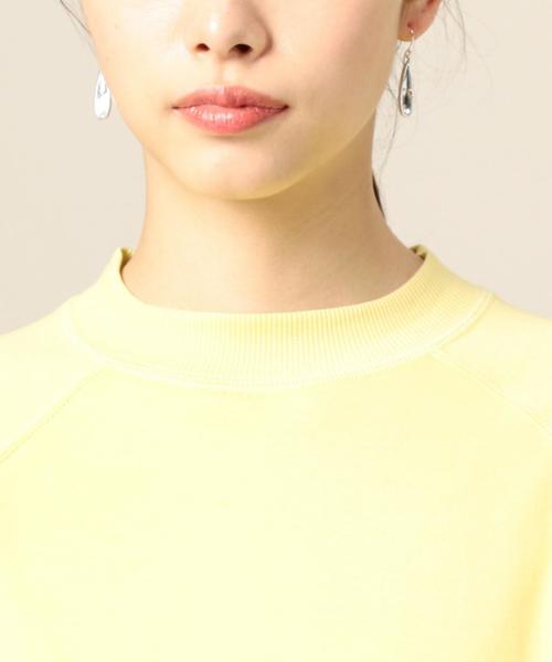BEAUTY&YOUTH UNITED ARROWS(ビューティーアンドユースユナイテッドアローズ)の「BY∴ ミニ裏毛ラグランスリーブ5分袖プルオーバー ◆(スウェット・レディース・イエロー/ライム/パープル/ネイビー・FREE)」の10枚目の写真