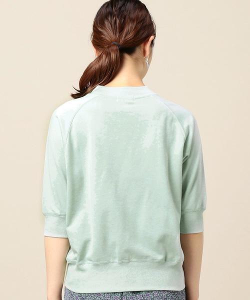 BEAUTY&YOUTH UNITED ARROWS(ビューティーアンドユースユナイテッドアローズ)の「BY∴ ミニ裏毛ラグランスリーブ5分袖プルオーバー ◆(スウェット・レディース・イエロー/ライム/パープル/ネイビー・FREE)」の21枚目の写真