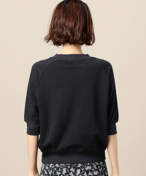 BEAUTY&YOUTH UNITED ARROWS(ビューティーアンドユースユナイテッドアローズ)の「BY∴ ミニ裏毛ラグランスリーブ5分袖プルオーバー ◆(スウェット・レディース・イエロー/ライム/パープル/ネイビー・FREE)」の18枚目の写真