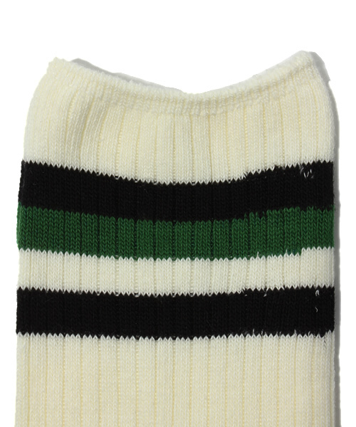 603（ロクマルサン）の「603 トラッドラインソックス（ソックス/靴下・メンズ・グリーン/ローズ/ブラック・FREE）」の6枚目の写真