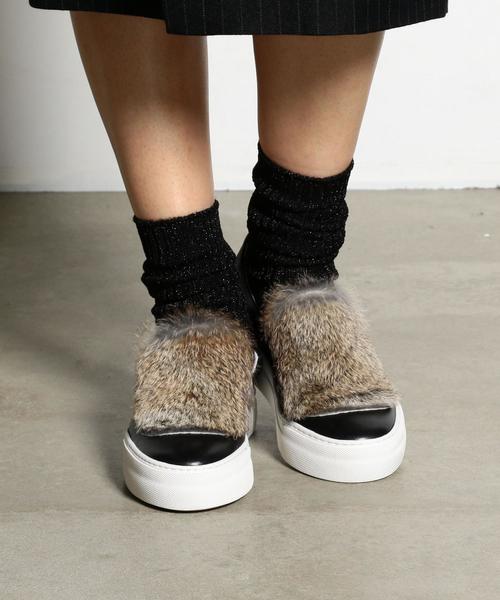 Amb（エーエムビー）の「Amb（エーエムビー） NY BUNNY SLIP-ON ◆（スリッポン・レディース・ベージュ/ロイヤルブルー・36/37/38/35）」の11枚目の写真