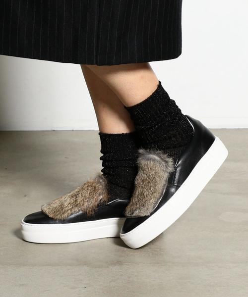 Amb（エーエムビー）の「Amb（エーエムビー） NY BUNNY SLIP-ON ◆（スリッポン・レディース・ベージュ/ロイヤルブルー・36/37/38/35）」の10枚目の写真