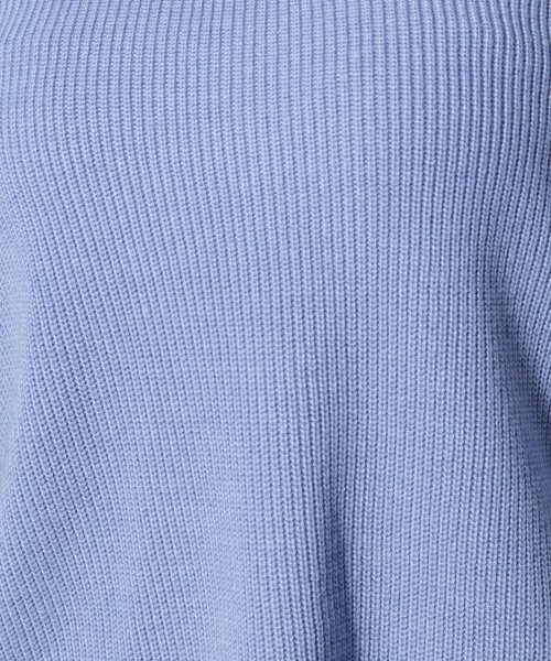 Andemiu（アンデミュウ）の「フリルソデニットプルオーバー773266（ニット/セーター・レディース・ブルー/オフホワイト/ブラウン・FREE）」の14枚目の写真