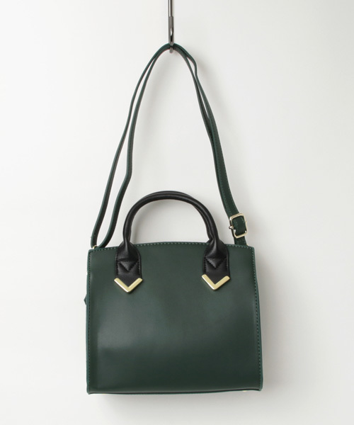 Andemiu（アンデミュウ）の「スクエアミニショルダーＢＡＧ772791（ショルダーバッグ・ブラック/グリーン/キャメル/レッド・FREE）」の3枚目の写真