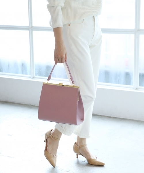 A part by（アパートバイ）の「ワンハンドルスクエアBAG 779371 （ハンドバッグ・レディース・ブラック/ピンク/アイボリー・FREE）」の3枚目の写真