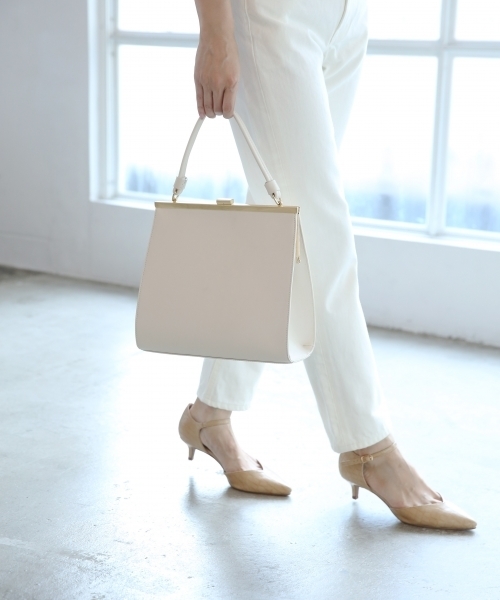 A part by（アパートバイ）の「ワンハンドルスクエアBAG 779371 （ハンドバッグ・レディース・ブラック/ピンク/アイボリー・FREE）」の4枚目の写真