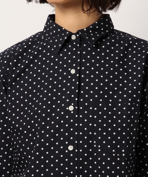 GLOBAL WORK（グローバルワーク）の「コットンワイヤーオーバーシャツ/774992（シャツ/ブラウス・レディース・カーキ/ネイビー/ホワイト/その他/ピンク・LARGE/MEDIUM/SMALL）」の15枚目の写真