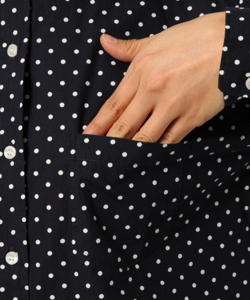 GLOBAL WORK（グローバルワーク）の「コットンワイヤーオーバーシャツ/774992（シャツ/ブラウス・レディース・カーキ/ネイビー/ホワイト/その他/ピンク・LARGE/MEDIUM/SMALL）」の18枚目の写真