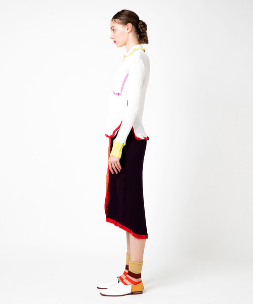 TSUMORI CHISATO（ツモリチサト）の「ｸﾚﾌﾟﾘﾏﾙﾁﾎﾞｰﾀﾞｰ1（シャツ