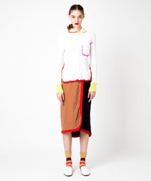 TSUMORI CHISATO - ツモリチサト　クレプリ　セットアップ　ブラウス　スカラップ柄 TSUMORI CHISATO - ツモリチサト クレプリ セットアップ