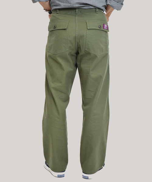 GUNG HO（ガンホー）の「【Begin/ビギン6月号掲載】GUNGHO 45th Authentic BAYKER PANTS（その他パンツ・メンズ・オリーブ/ダークラベンダー・LARGE/MEDIUM/SMALL）」の8枚目の写真