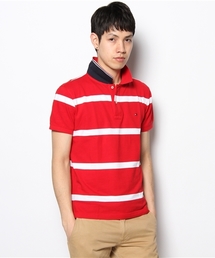 13SS-NEW BAR STRIPE POLO