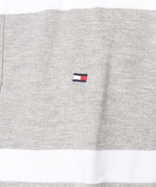 TOMMY HILFIGER(トミーヒルフィガー)の「13SS-NEW BAR STRIPE POLO(ポロシャツ・メンズ・ホワイト/ネイビー/グレー/レッド/ブルー/ターコイズブルー・LARGE/SMALL/MEDIUM/XX-LARGE/X-LARGE)」の14枚目の写真