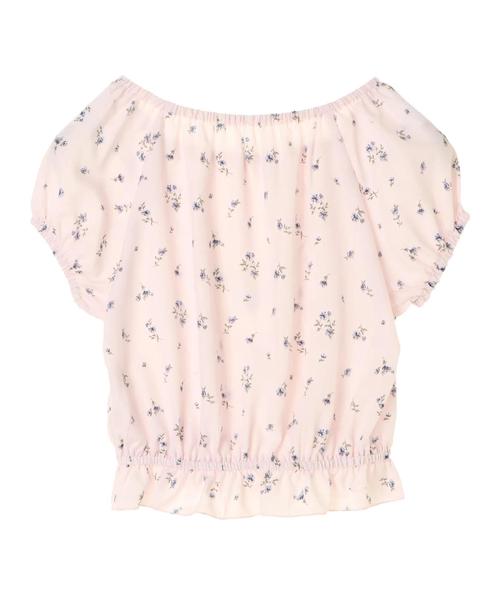 earth music&ecology（アースミュージックアンドエコロジー）の「・袖パフフラワーブラウス（シャツ/ブラウス・レディース・オフホワイト/ライトイエロー/ライトピンク/ブラック・FREE）」の14枚目の写真