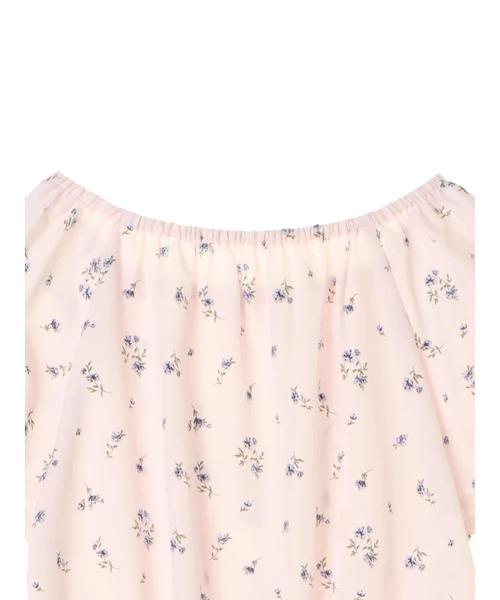 earth music&ecology（アースミュージックアンドエコロジー）の「・袖パフフラワーブラウス（シャツ/ブラウス・レディース・オフホワイト/ライトイエロー/ライトピンク/ブラック・FREE）」の12枚目の写真