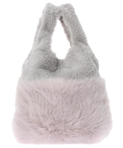 YECCA VECCA（イェッカヴェッカ）の「ファートートバッグ（トートバッグ・レディース・ブラック/ベージュ/グレー・FREE）」の4枚目の写真