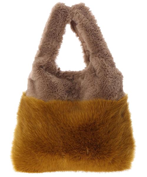 YECCA VECCA（イェッカヴェッカ）の「ファートートバッグ（トートバッグ・レディース・ブラック/ベージュ/グレー・FREE）」の6枚目の写真