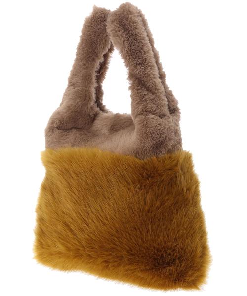 YECCA VECCA（イェッカヴェッカ）の「ファートートバッグ（トートバッグ・レディース・ブラック/ベージュ/グレー・FREE）」の7枚目の写真