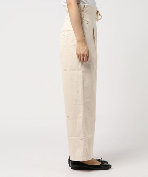 flower（フラワー）の「フラワーシャワーパンツ（その他パンツ・レディース・ブラウン/アイボリー・FREE）」の3枚目の写真