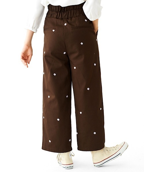 flower（フラワー）の「フラワーシャワーパンツ（その他パンツ・レディース・ブラウン/アイボリー・FREE）」の8枚目の写真