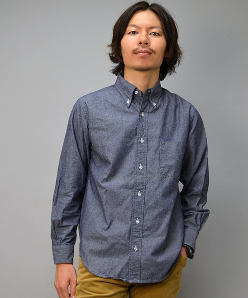 GUY ROVER: ボタンダウン シャンブレーシャツ SHIPS MEN シップス