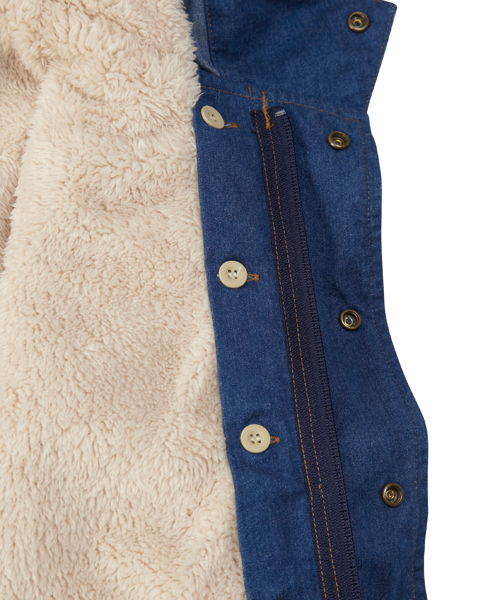 X-girl Stages(エックスガールステージス)の「MODS JACKET (12M~3T)(モッズコート・キッズ・パープル/インディゴブルー/オリーブ・12M/2T/3T)」の7枚目の写真