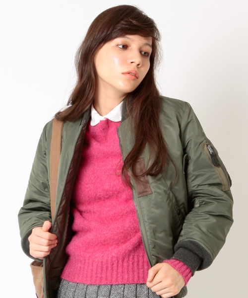 BEAMS BOY（ビームスボーイ）の「□Nor’Easterly / シェトランド シャギー クルー（ニット/セーター・レディース・ピンク/レッド系その他/オレンジ/イエロー系その他/ミント/ダークグリーン/ライトブルー・34）」の8枚目の写真