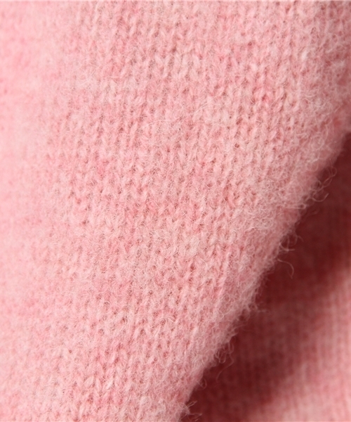 BEAMS BOY（ビームスボーイ）の「□Nor’Easterly / シェトランド シャギー クルー（ニット/セーター・レディース・ピンク/レッド系その他/オレンジ/イエロー系その他/ミント/ダークグリーン/ライトブルー・34）」の15枚目の写真