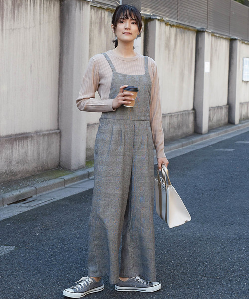 AMERICAN HOLIC(アメリカンホリック)の「・サロペット(サロペット/オーバーオール・レディース・ブラック/その他8/ブラウン系その他4・FREE)」の3枚目の写真