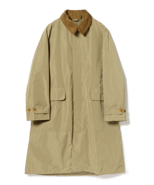 Barbour(バーブァー)の「Barbour / SINGLE BRESTED シェイプメモリー ロングコート(ステンカラーコート)」|ベージュ