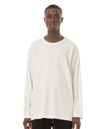 Easy Fit Triangle Cut L/S Tee / イージーフィット三角切り替え長袖Tシャツ - アメリカコットン
