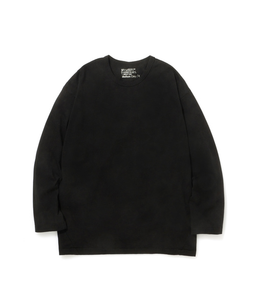 Sandinista（サンディニスタ）の「Easy Fit Triangle Cut L/S Tee / イージーフィット三角切り替え長袖Ｔシャツ - アメリカコットン（Tシャツ/カットソー・メンズ・ホワイト/ブラック/ベージュ/オレンジ・SMALL/MEDIUM/LARGE）」の18枚目の写真