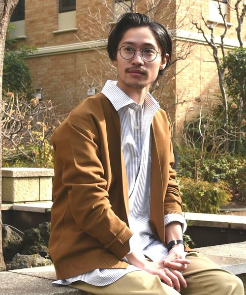 SHIPS（シップス）の「SU: TECH ノーボタン カーディガン（カーディガン/ボレロ・メンズ・ブラック/ネイビー/キャメル・SMALL/MEDIUM/LARGE/X-LARGE）」の6枚目の写真