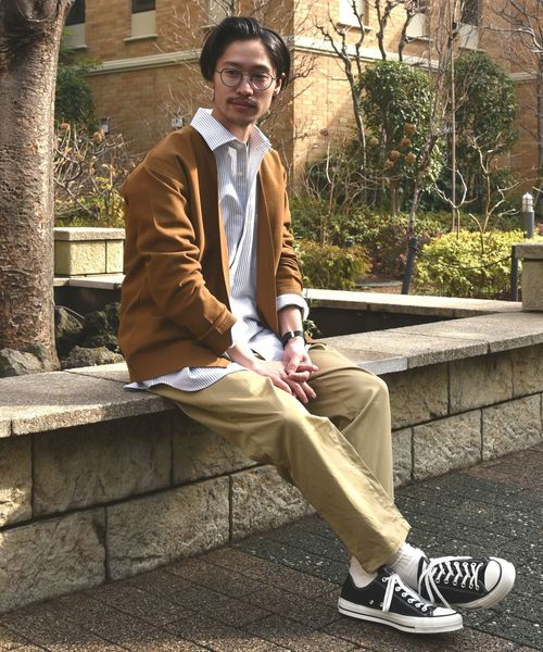 SHIPS（シップス）の「SU: TECH ノーボタン カーディガン（カーディガン/ボレロ・メンズ・ブラック/ネイビー/キャメル・SMALL/MEDIUM/LARGE/X-LARGE）」の7枚目の写真