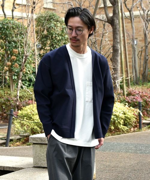 SHIPS（シップス）の「SU: TECH ノーボタン カーディガン（カーディガン/ボレロ・メンズ・ブラック/ネイビー/キャメル・SMALL/MEDIUM/LARGE/X-LARGE）」の8枚目の写真