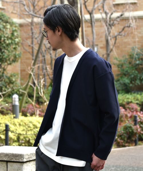 SHIPS（シップス）の「SU: TECH ノーボタン カーディガン（カーディガン/ボレロ・メンズ・ブラック/ネイビー/キャメル・SMALL/MEDIUM/LARGE/X-LARGE）」の11枚目の写真