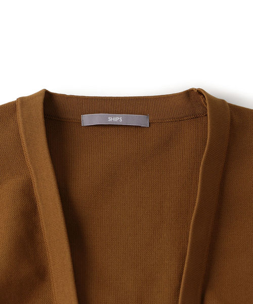 SHIPS（シップス）の「SU: TECH ノーボタン カーディガン（カーディガン/ボレロ・メンズ・ブラック/ネイビー/キャメル・SMALL/MEDIUM/LARGE/X-LARGE）」の13枚目の写真