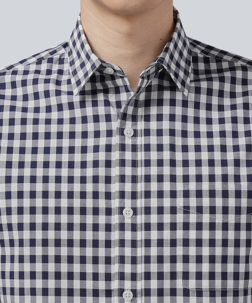 ZOZO（ゾゾ）の「ギンガムチェックシャツ（パターンオーダー）/レッド[MEN]（シャツ/ブラウス・メンズ・レッド・マルチサイズ）」の8枚目の写真