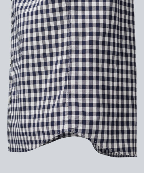 ZOZO（ゾゾ）の「ギンガムチェックシャツ（パターンオーダー）/レッド[MEN]（シャツ/ブラウス・メンズ・レッド・マルチサイズ）」の2枚目の写真