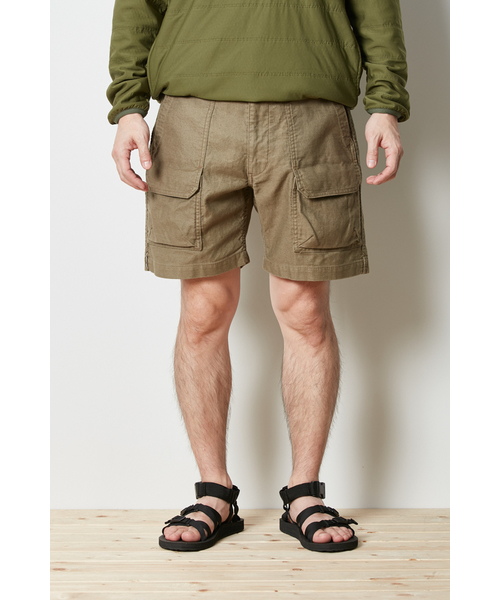 Snow Peak(スノーピーク)の「アンカット コーデュロイ ショーツ(チノパンツ・レディース・オリーブ/ブラック/ブラウン・MEDIUM/LARGE/X-LARGE/XX-LARGE/2/SMALL/1)」の3枚目の写真