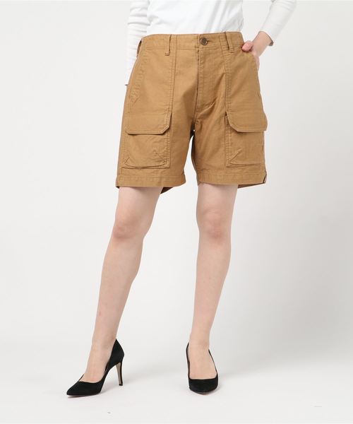 Snow Peak(スノーピーク)の「アンカット コーデュロイ ショーツ(チノパンツ・レディース・オリーブ/ブラック/ブラウン・MEDIUM/LARGE/X-LARGE/XX-LARGE/2/SMALL/1)」の7枚目の写真