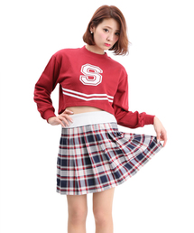 WEGO | WEGO/チェックプリーツスカート(スカート)