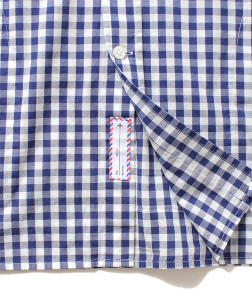 BEAMS LIGHTS Men's（ビームスライツ メンズ）の「BEAMS LIGHTS / ギンガムチェックシャツ（シャツ/ブラウス・メンズ・ベージュ/ネイビー/レッド・LARGE/SMALL/MEDIUM/X-LARGE）」の6枚目の写真