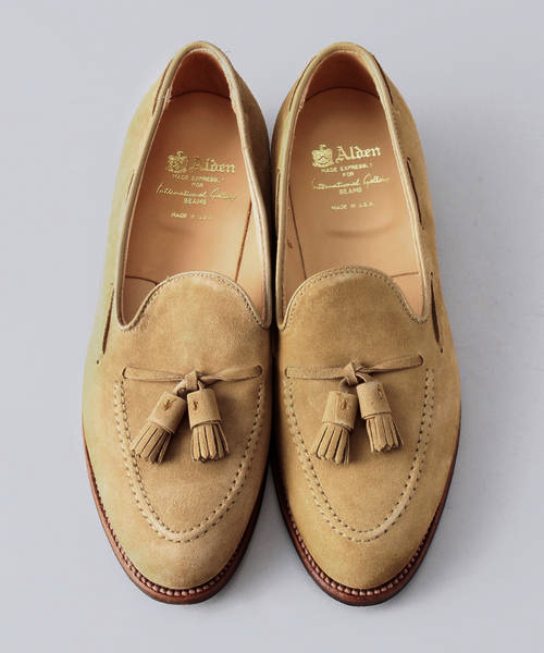 ALDEN(オールデン)の「ALDEN / <別注>CALFSUEDE TASSEL LOAFERS(ドレスシューズ・メンズ・ネイビー/ベージュ・6inch/8inch/7inch/6.5inch/7.5inch/9.5inch/9inch/8.5inch)」の11枚目の写真