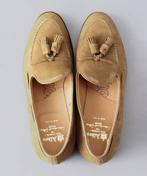 ALDEN(オールデン)の「ALDEN / <別注>CALFSUEDE TASSEL LOAFERS(ドレスシューズ・メンズ・ネイビー/ベージュ・6inch/8inch/7inch/6.5inch/7.5inch/9.5inch/9inch/8.5inch)」の14枚目の写真