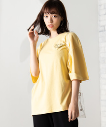 WEGO/バックフォトプリントTシャツ