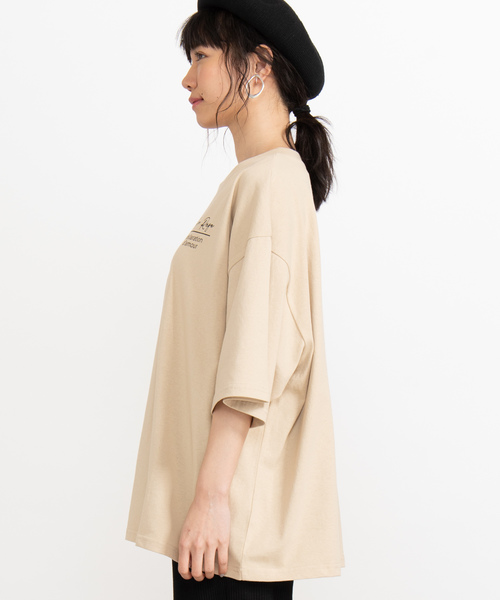 WEGO（ウィゴー）の「WEGO/バックフォトプリントTシャツ（Tシャツ/カットソー・レディース・ホワイト/ベージュ/スミクロ/イエロー/パープル・FREE）」の22枚目の写真